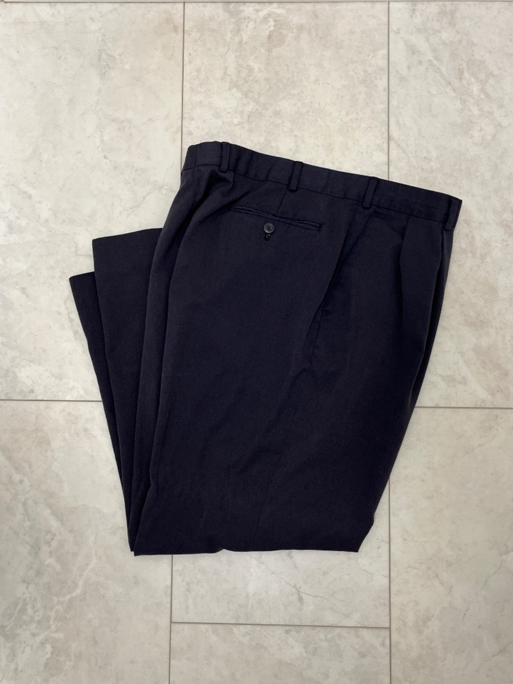 Men's Barrington Blue Dress Pants 40W x 30L